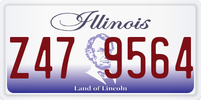 IL license plate Z479564