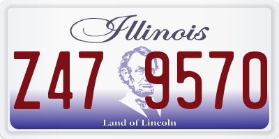 IL license plate Z479570
