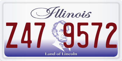 IL license plate Z479572