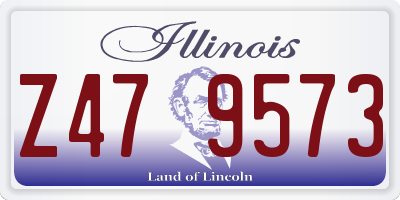 IL license plate Z479573