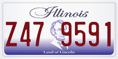 IL license plate Z479591