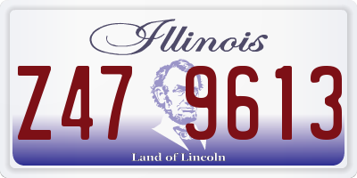 IL license plate Z479613