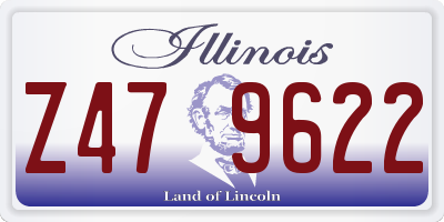 IL license plate Z479622