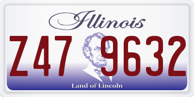 IL license plate Z479632