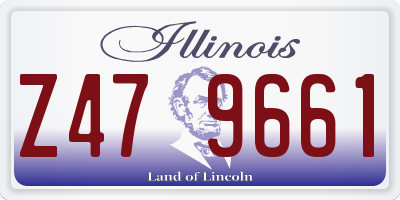 IL license plate Z479661