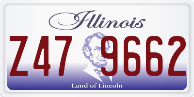 IL license plate Z479662