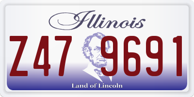 IL license plate Z479691