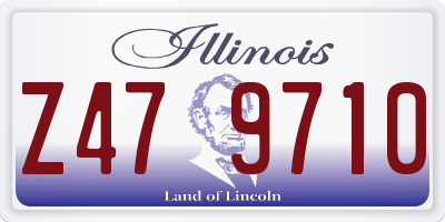 IL license plate Z479710