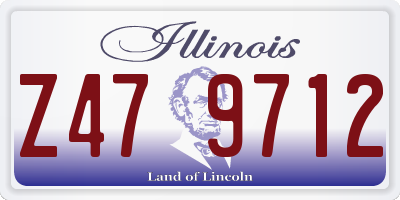 IL license plate Z479712
