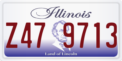 IL license plate Z479713