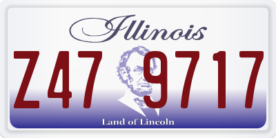 IL license plate Z479717