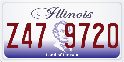 IL license plate Z479720
