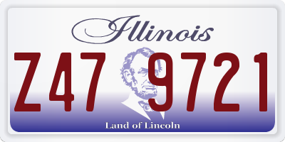IL license plate Z479721
