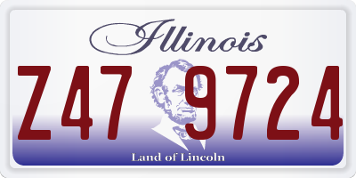 IL license plate Z479724