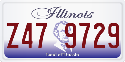 IL license plate Z479729