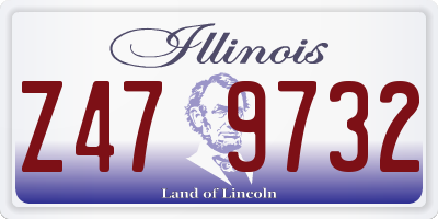 IL license plate Z479732