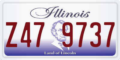 IL license plate Z479737