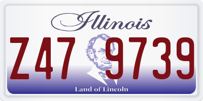 IL license plate Z479739