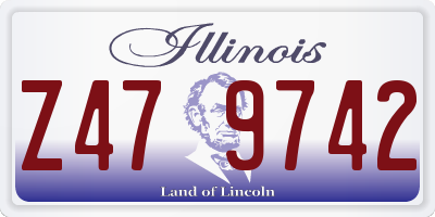 IL license plate Z479742