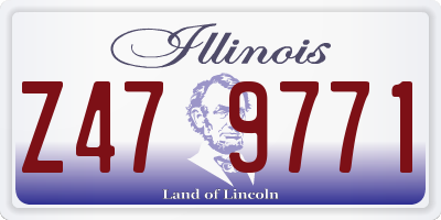 IL license plate Z479771
