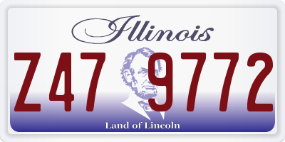 IL license plate Z479772