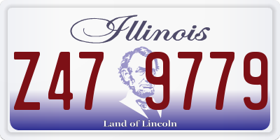IL license plate Z479779