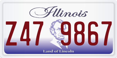 IL license plate Z479867