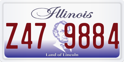 IL license plate Z479884