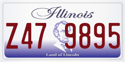 IL license plate Z479895