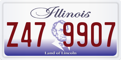 IL license plate Z479907