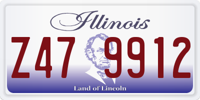 IL license plate Z479912