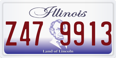 IL license plate Z479913