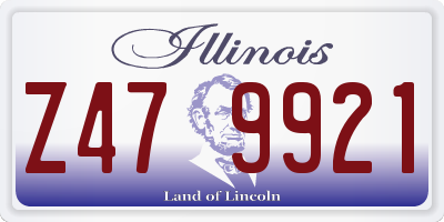 IL license plate Z479921