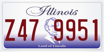 IL license plate Z479951