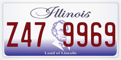 IL license plate Z479969