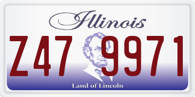 IL license plate Z479971
