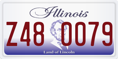 IL license plate Z480079
