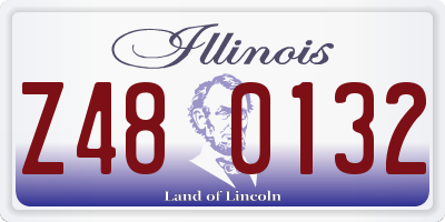 IL license plate Z480132