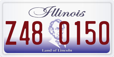IL license plate Z480150