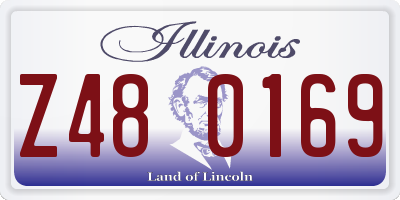 IL license plate Z480169