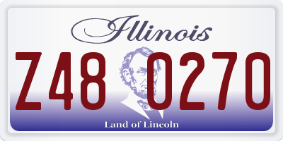 IL license plate Z480270