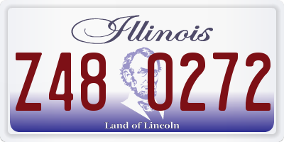 IL license plate Z480272