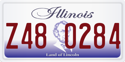 IL license plate Z480284