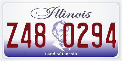 IL license plate Z480294