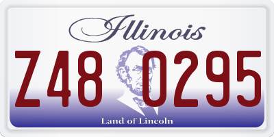 IL license plate Z480295