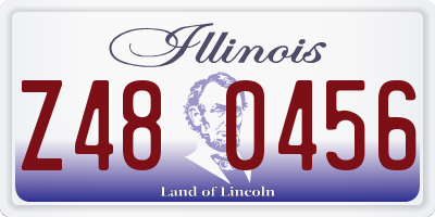 IL license plate Z480456