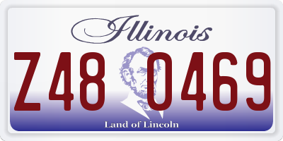 IL license plate Z480469