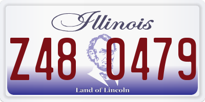 IL license plate Z480479