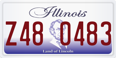 IL license plate Z480483
