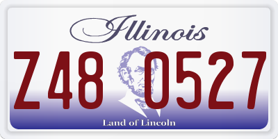 IL license plate Z480527